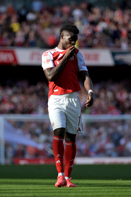 <div>Arsenal’s Saka likely to be out of action for month</div>