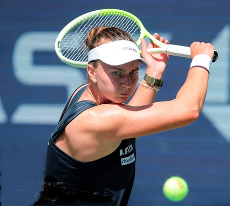 US Open: Experienced Krejcikova ousts in-form Mboko in first round