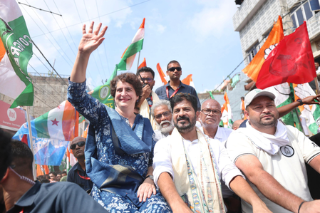 Voter Adhikar Yatra: Priyanka Gandhi, Rahul Gandhi and Tejashwi Yadav target BJP over vote theft