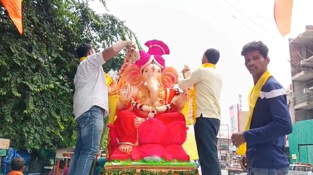 Uttarakhand: Grand procession marks Ganesh Chaturthi celebrations in Haldwani