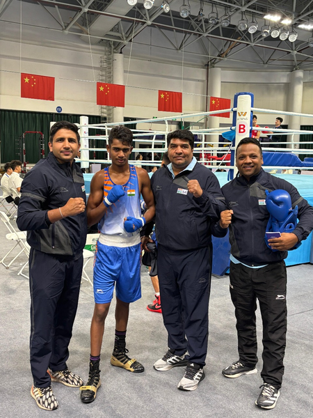 Dhruv Kharb, Uday Singh shine on day two of Belt and Road Boxing tournament