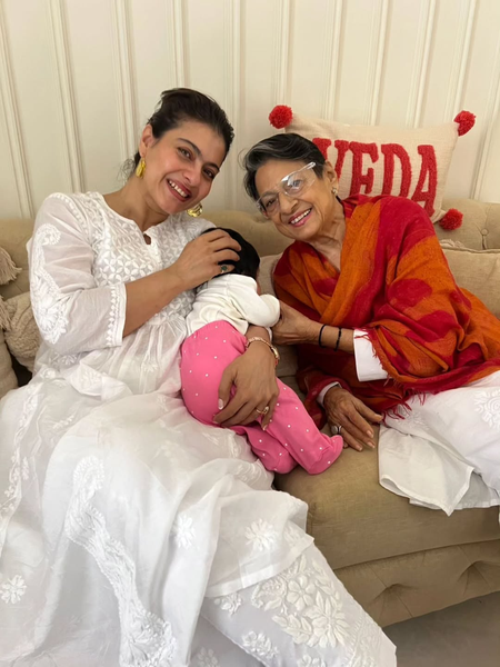 Kajol treats with some happy baby pics including Baby Tanuja