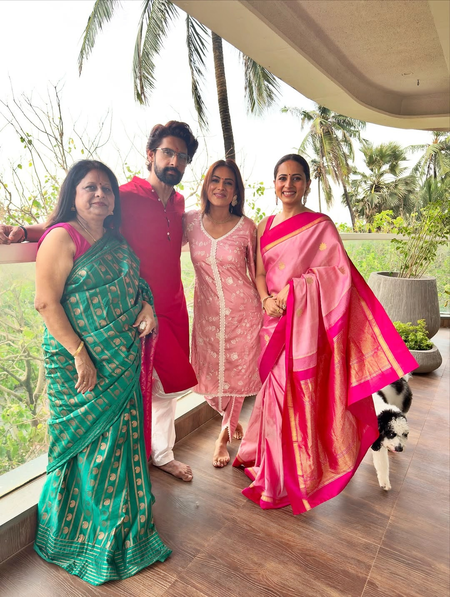 Nia Sharma visits Ravi Dubey’s new sea-facing luxurious apartment on Ganesh Chaturthi