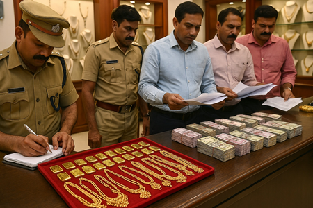 Kerala: Thrissur jewellery raids unearth Rs 100 crore sales suppression, 36 kg of gold seized
