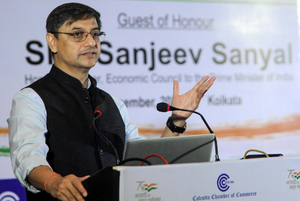 Robust Q1 GDP makes India fastest-growing major economy in world: Sanjeev Sanyal