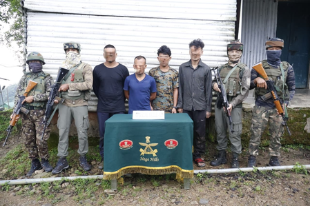 Assam Rifles apprehends 4 PLA militants along India-Myanmar border