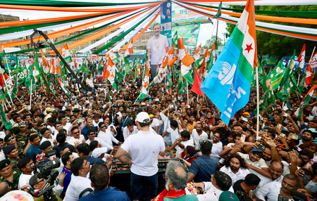 <div>RJD’s elaborate arrangements in Patna as Rahul Gandhi’s Voter Adhikar Yatra concludes today</div>