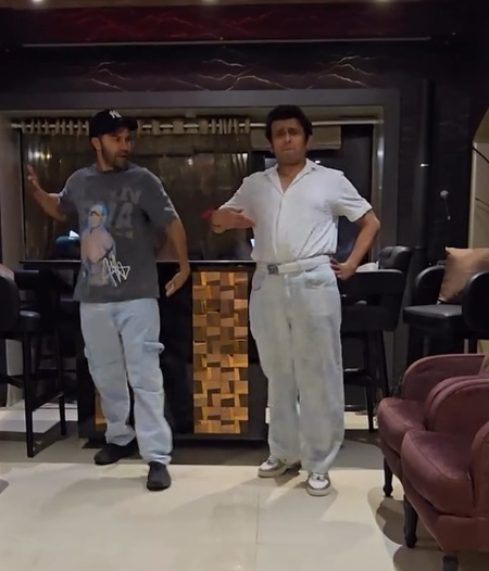 Varun Dhawan, Sonu Nigam unleash 90s swag with a glimpse of ‘Bijuria’