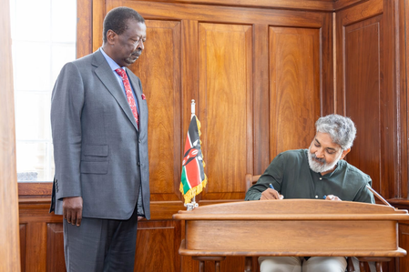 Filming in Kenya has been one of the most memorable moments in my career, says S S Rajamouli