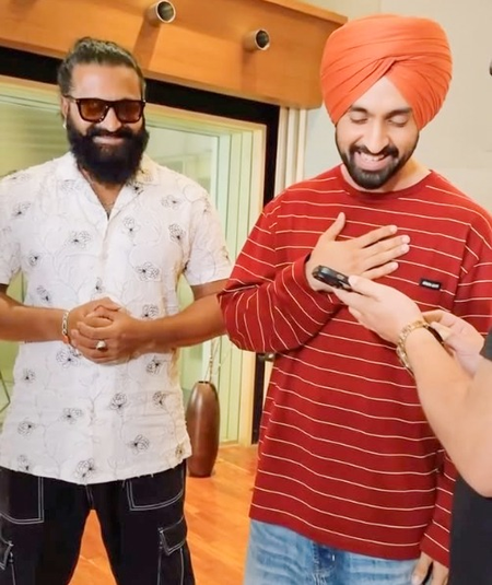 <div>Diljit Dosanjh joins forces with Rishabh Shetty for ‘Kantara: Chapter 1’ album</div>