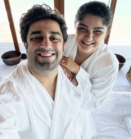 <div>Arjun Kapoor’s sister Anshula heads to Maldives with fiance Rohan Thakkar between “wedding planning”</div>