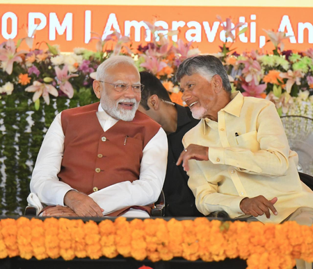 Chandrababu Naidu congratulates PM Modi on launch of GST reforms