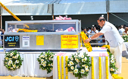 Zubeen Garg cremated with full state honours; Assam bids its music icon farewell with his favourite song