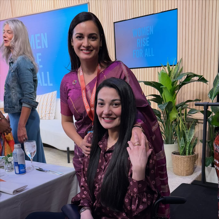 <div>Dia Mirza connects with woman leaders from all sectors: ‘Women rise, the world rises’</div>