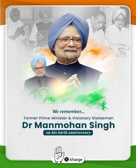 Gentle architect of India’s economic transformation: Top Cong leaders pay tributes to Dr Manmohan Singh