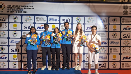 Jr World Cup Shooting: India claim air rifle mixed team gold and silver as Croatia, Czechia win trap gold