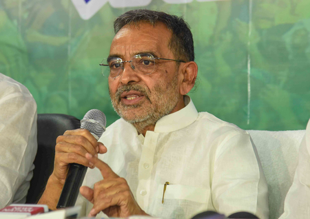 Upendra Kushwaha seeks forgiveness after RLM gets just six seats in NDA Bihar seat-sharing deal