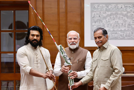 PM Narendra Modi commends actor Ram Charan for his efforts in popularising archery
