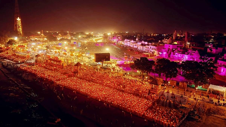 Ayodhya Deepotsav sets Guinness World Records amid political fireworks