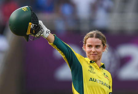 <div>Women’s World Cup: Awesome to get a ton, but happier to help team past 300, says Litchfield</div>