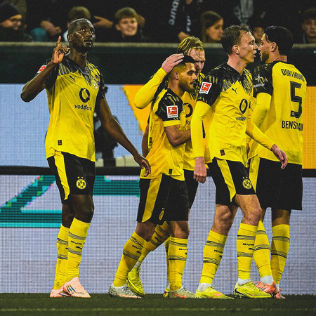 Dortmund extends winning run as Guirassy strike downs Augsburg