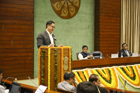 Rijiju praises Delhi Assembly for going paperless within 100 days
