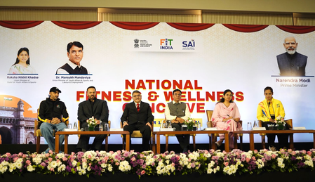 <div>Fitness is key to becoming Viksit Bharat by 2047, says Dr. Mandaviya at first-ever National Fitness & Wellness Conclave</div>