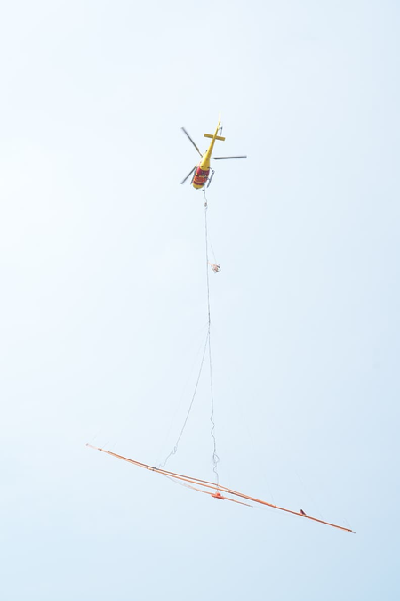 Aerial electromagnetic survey launched for SLBC tunnel in Telangana