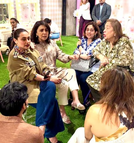 <div>Neetu Kapoor shares a glimpse of Rani Mukerji at granddaughter Raha’s birthday bash</div>