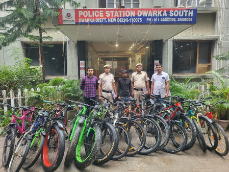 Delhi Police arrest man, recover 16 stolen bicycles