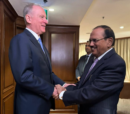 Putin aide Patrushev arrives in Delhi, meets NSA Doval