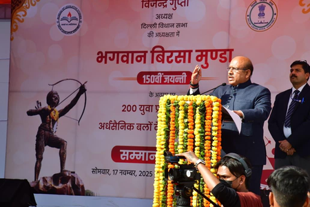 Tribal Pride Day: Delhi Assembly honours over 200 visitors from Maoist-hit districts