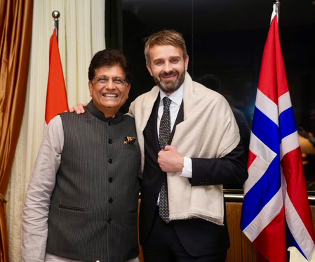 Piyush Goyal meets Norwegian Health Minister to deepen ties on pharma, tech