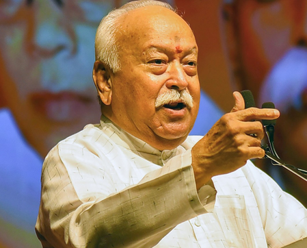 <div>As part of RSS’s centenary celebrations, Mohan Bhagwat arrives in Manipur for 3-day visit</div>