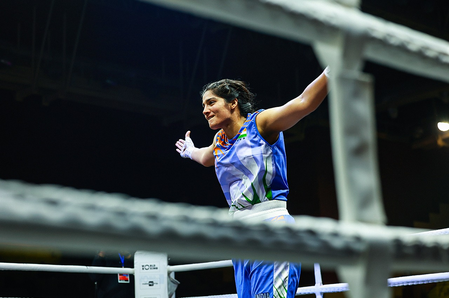World Boxing Cup Finals: Minakshi, Preeti, Arundhati, Nupur win gold as Indian women shine bright on historic final day (Ld)