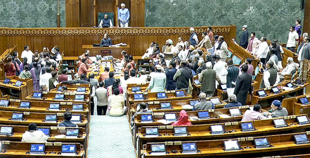 Govt steers Bills amid Oppn bid to disrupt Parliament proceedings