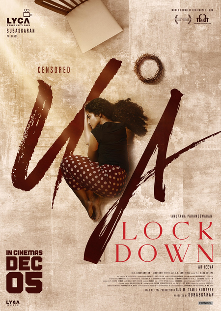 <div>Censor Board clears Anupama Parameswaran’s ‘Lockdown’ for release with U/A certificate</div>