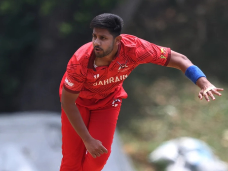 <div>Bahrain pacer Ali Dawood claims second-best figures in men’s T20I history</div>