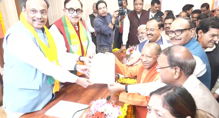 MoS Pankaj Chaudhary files nomination for Uttar Pradesh BJP chief post