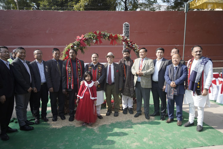 BJP President JP Nadda joins Christmas celebrations with NE residents in Delhi
