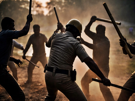 Cop assaulted in Bihar while intervening in fishing rights dispute