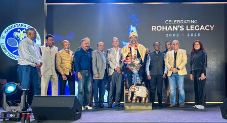 <div>KSLTA honours Rohan Bopanna’s legacy at a felicitation event in Bengaluru</div>