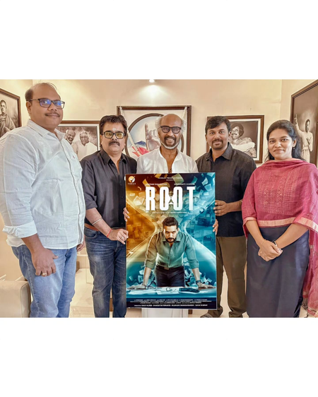 <div>Superstar Rajinikanth releases first look poster of Gautham Ram Karthik’s sci-fi thriller ‘ROOT’</div>