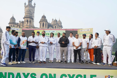Cycling is the best way to get fit, says former India cricketer Rajesh Chauhan as Vadodara leads nationwide 55th edition of Fit India Sundays