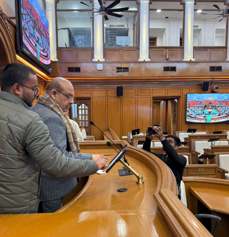Delhi Assembly Speaker reviews arrangements on eve of start of Winter Session