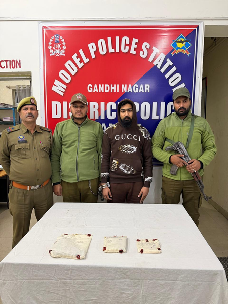 Narco-terror case accused arrested in Jammu, arms and ammunition recovered