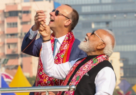 Gujarat Dy CM highlights India-Germany bond as PM Modi and Chancellor Merz join Ahmedabad kite festival