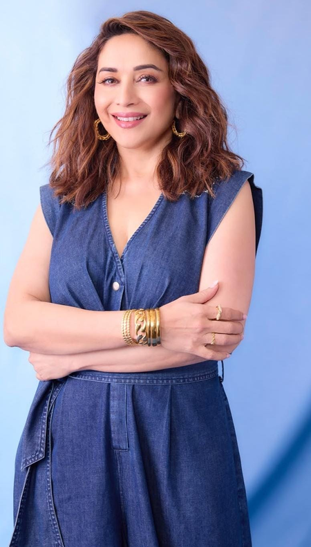 <div>Madhuri Dixit calls for ‘slowing down & settling into the moment’</div>