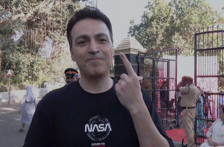 Maha local polls: Ayaz Khan says he votes with hope for a better quality of life