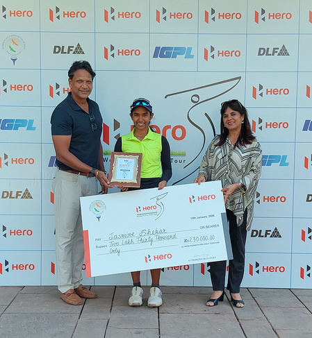 Golf: Bengaluru star Jasmine fires bogey-free 65 to start 2026 with a win at WPG Tour